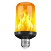 LED Flame Effect Light Bulb E27,Decorative Flickering Realistic Fire Lights Bulb,Festival Decoration Lamp,Black-B 1