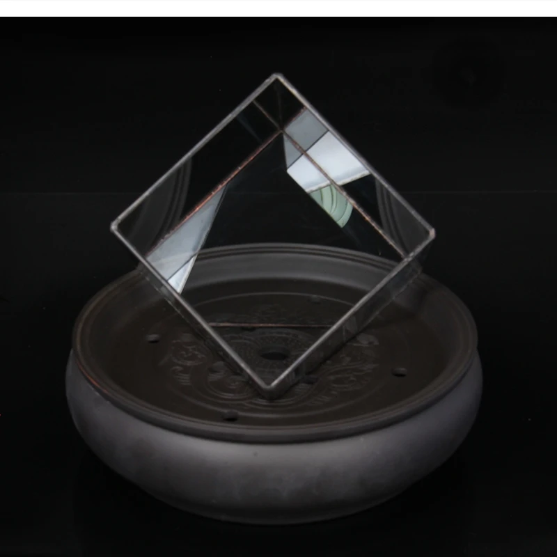Japanese molecular cuisine artistic conception dishes square glass plates dry ice platters and trays