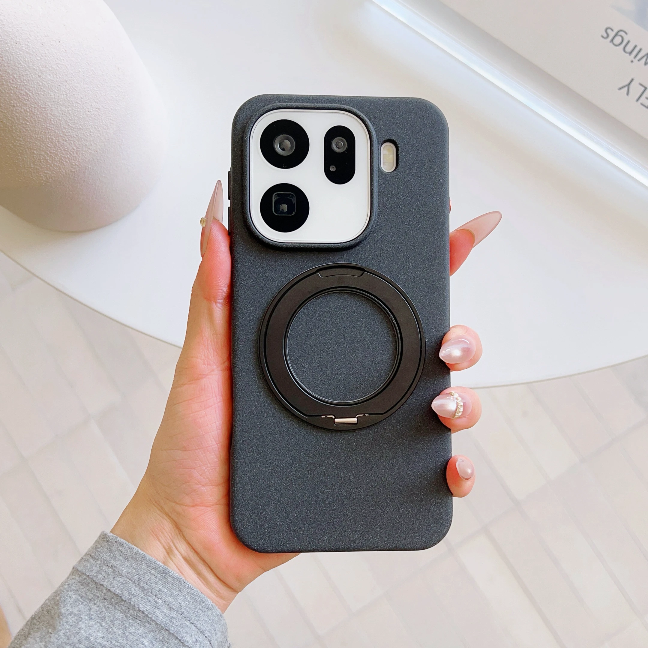 Stylish Colorful Magnetic Rotating Stand Shockproof Bumper Case