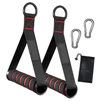 2Pcs Exercise Handles Resistance Band Handle Only Working Out Handles Grip Attachments for Pulley System Home Gym 2