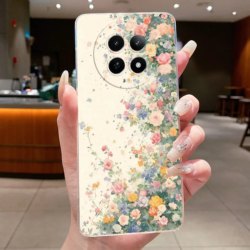 Floral Butterfly Soft Silicone TPU Phone Case - Protective Cover