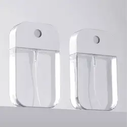 45ml Mini Refillable Bottle Portable Fragrance Hand Sanitizer Alcohol Bottle With Spray Fragrance Pump Empty Cosmetic Container