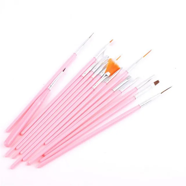 15Db/Beállított Fondant Süteménykefe Barkács Cukor Kézműves Sütőszerszámok Sütemény Toll Kefe Festéshez Süti Dekorációs Szerszámok - Image 2