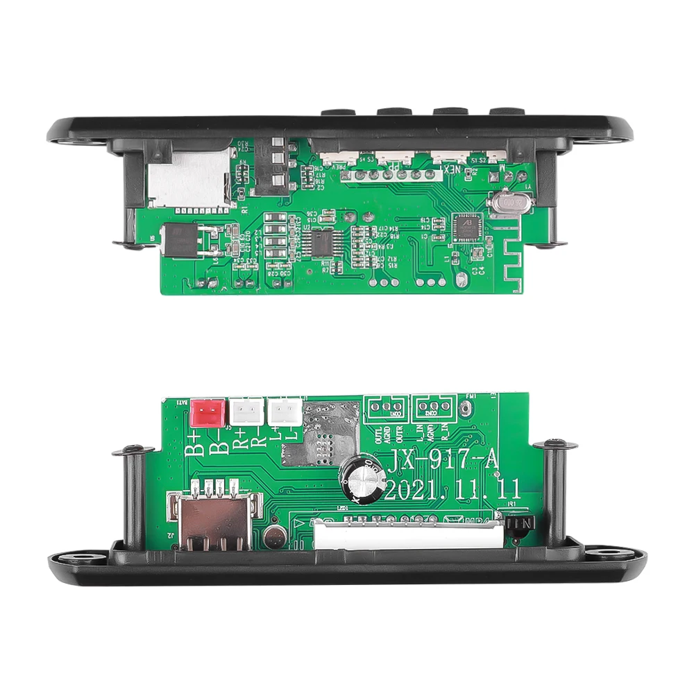 6/50W Amplifier Wireless MP3 Decoder Board Bluetooth Car MP3 Player USB Recording Module FM AUX Radio For Speaker Handsfree
