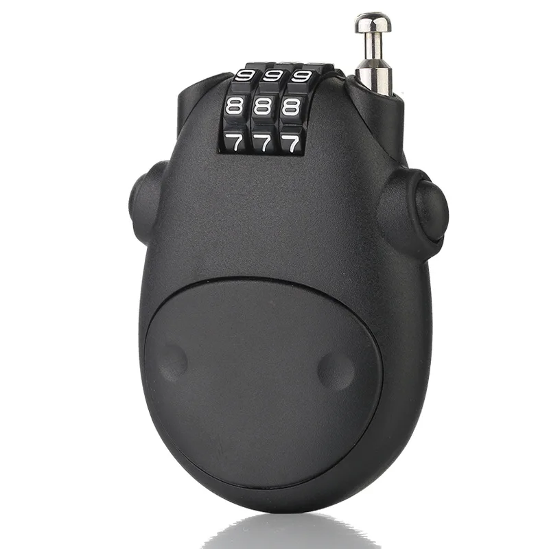 Universal Password Lock Telescopic Wire Rope Steel Cable Code Lock Suitcase Car Sled Motorcycle Helmet Password