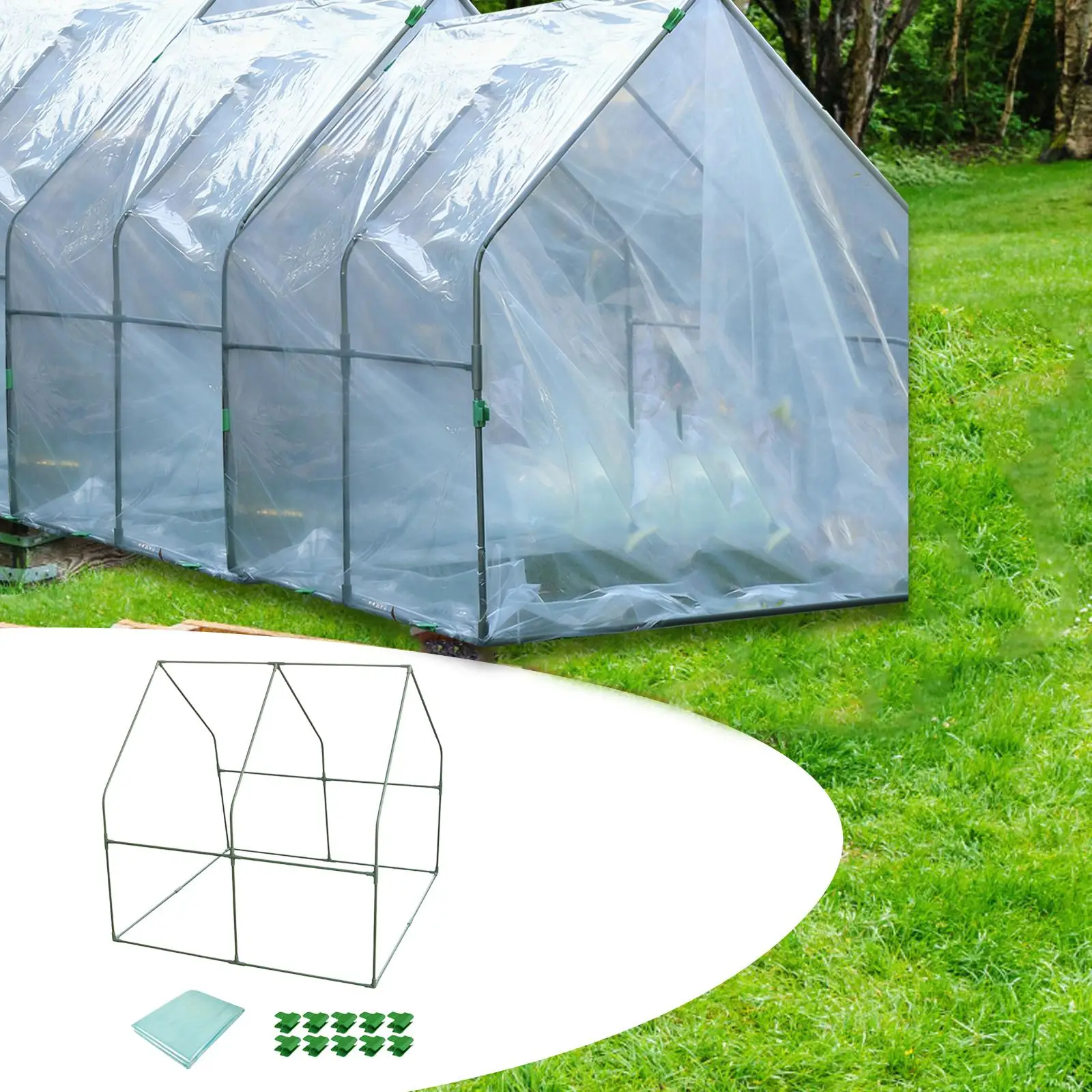 Mini Greenhouse Portable Garden Greenhouse for Indoor Outside Vegetable