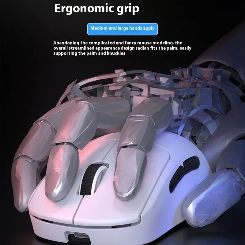 Wireless Gaming Mouse Original Zaopin Z2 Max Tri Mode Paw3395/3950 Ergonomics Hot Swappable Micro Switch Base Customized