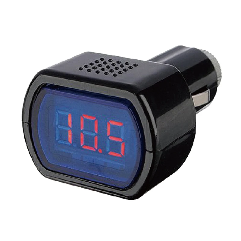 LED 디지털 자동차 전압계 전압 게이지 모니터, 자동차 오토바이 트럭용, DC 12V-24V, 4 개
