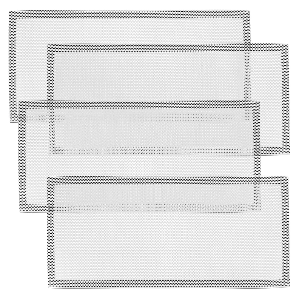 

4Pcs Household Floor Vent Covers Floor Filter Covers Rectangular Floor Mesh Covers Vent Covers
