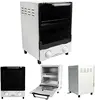 Soiiw 12L 110V Mini High Temperature Metal Tool Cabinet Nail Art Salon Portable Tool Manicure Nail Tool two layers 1