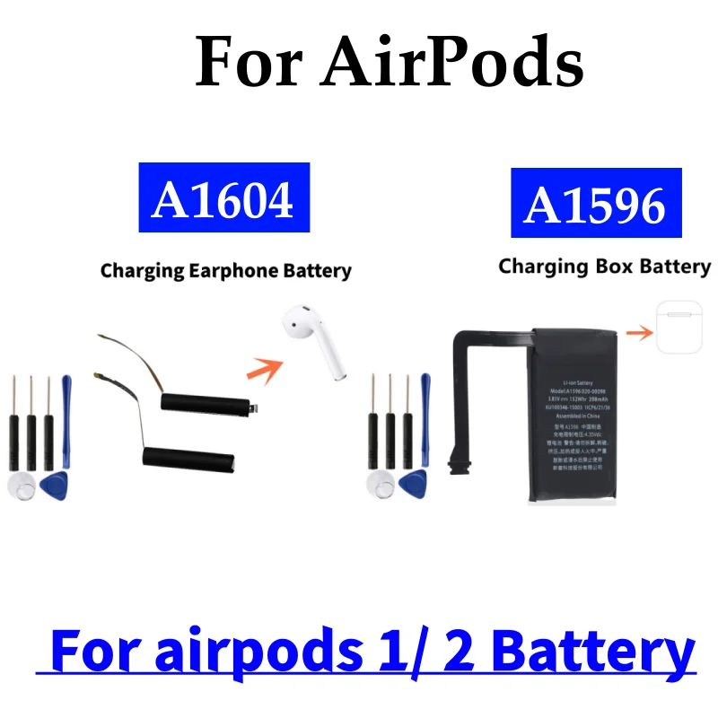 Enhanced AirPods Replacement Battery with Free Tools