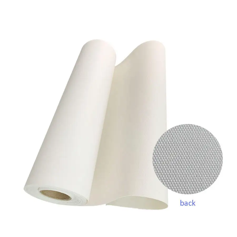 Custom Painting Canvas Painting Canvas 24in Bright White Matte Waterproof Inkjet Printing Blank Polyester Digital Art Canvas 260gsm