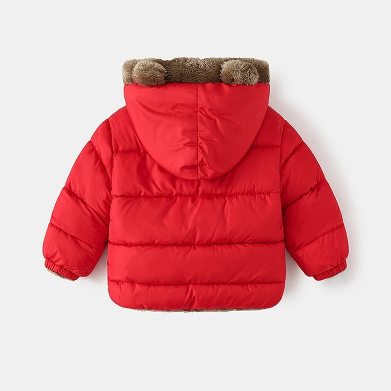 Vinterjakke med hette og for til baby gutter og jenter_voghion.com