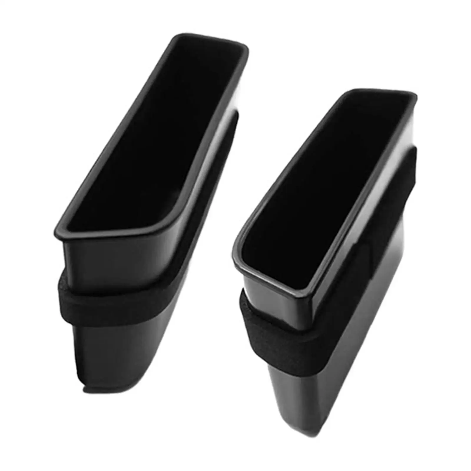 

2Pcs Door Side Organizer Tray Black for Ford Mustang Direct Replacement