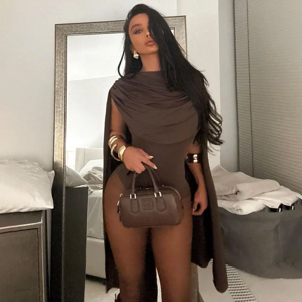 Sexy Sleeveless Body Women's Swinging Collar Bodysuit Black Tight Bodys Burgundy Bodice Coquette Clubwear Evening Female Clothes