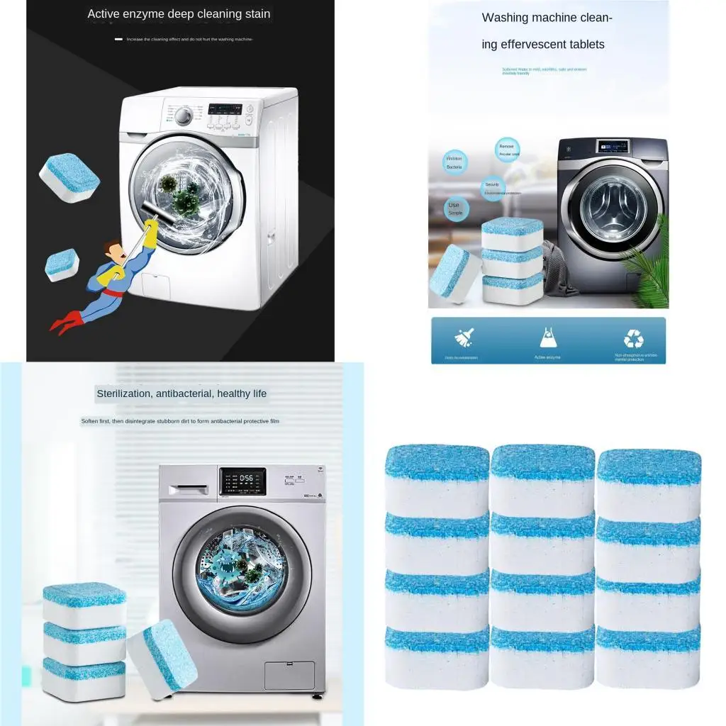 Efficiency Washing Machine Cleaner Effervescent Tablet Cleaner Remover Efficiency Washing Machine Cleaner Effervescent Tablet Cleaner Remover