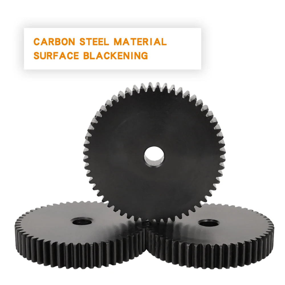 Cylindrical Gear Mod 1 Teeth Pitch 3.14 mm SC45# Carbon Steel 1M-67T/68T/69T/70T/71T/72T/73T/74T/75T/76T Motor Gear