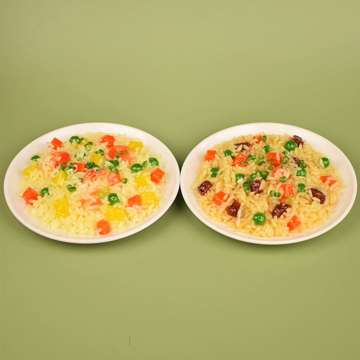 1-Plate-6-inch-imitation-egg-Fried-Rice-fake-seafood-Fried-Rice-Chinese ...