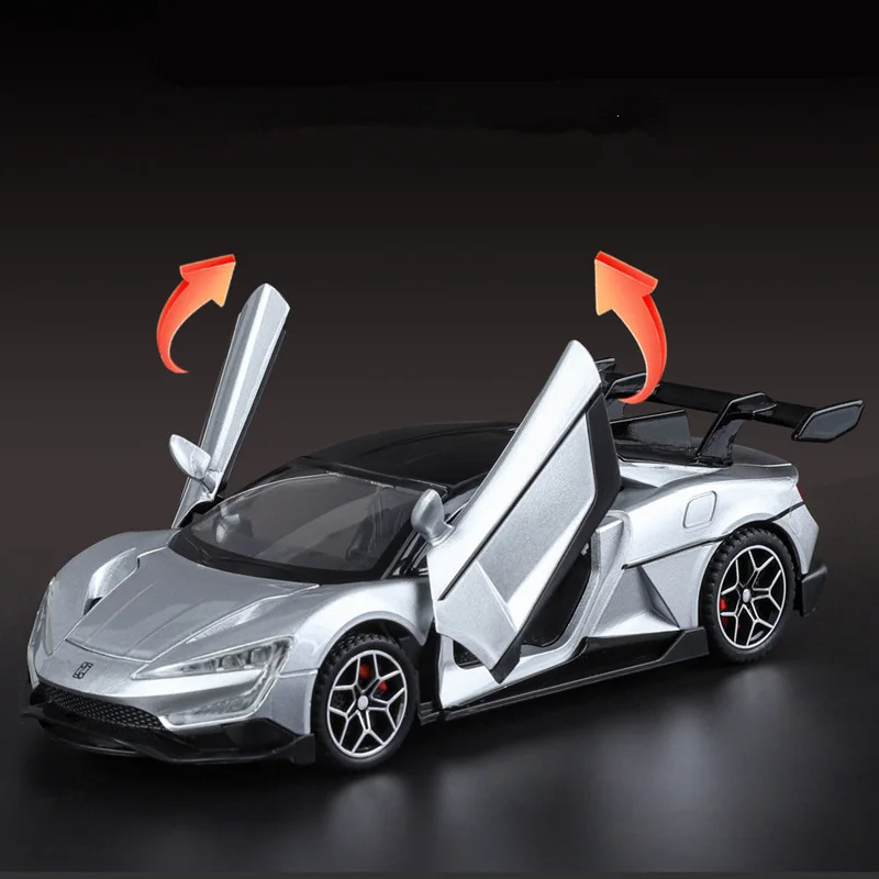 1/32 BYD Yangwang U9 Alloy Sports Car Model Diecasts Metal Track