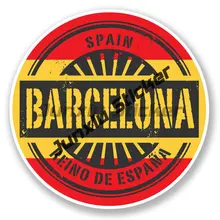  Sophisticated Spain Travel Stickers Cute Waterproof Decals Cover Scratches Decals for Camper Rv Van Racing Decals Accessories 