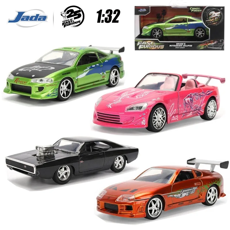 자다 토이즈 1:32 분노의 질주 합금 자동차, 미쓰비시 랜서 토야토 슈퍼 닛산 스카이라인 GTR 제타 RX-7 컬렉션 선물 장난감