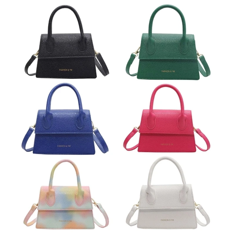Stylish Flap Crossbody Bag PU Shoulder Bags Handbag for Women Girls