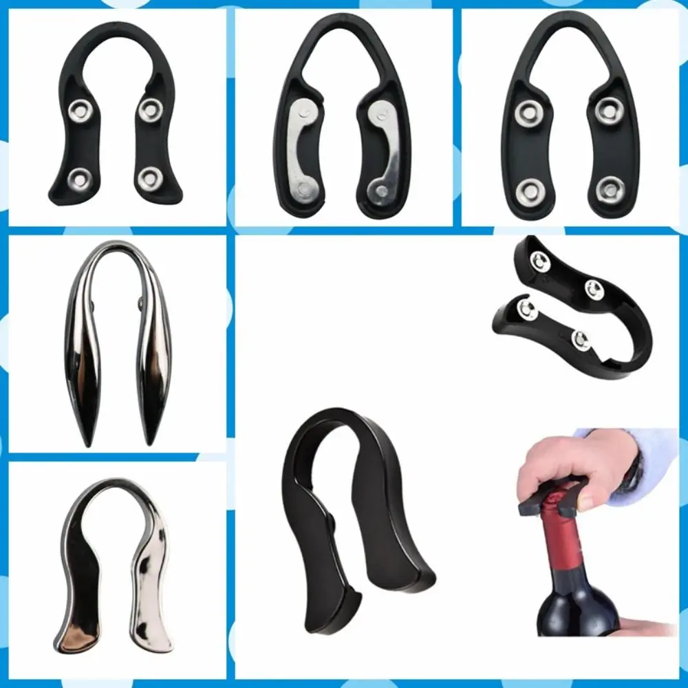 Ergonomic Design Bottle Foil Cutter Bottle Cap Paper Cutter Black/Silver Foil Remover Handheld Wine Openers cocktail accessories