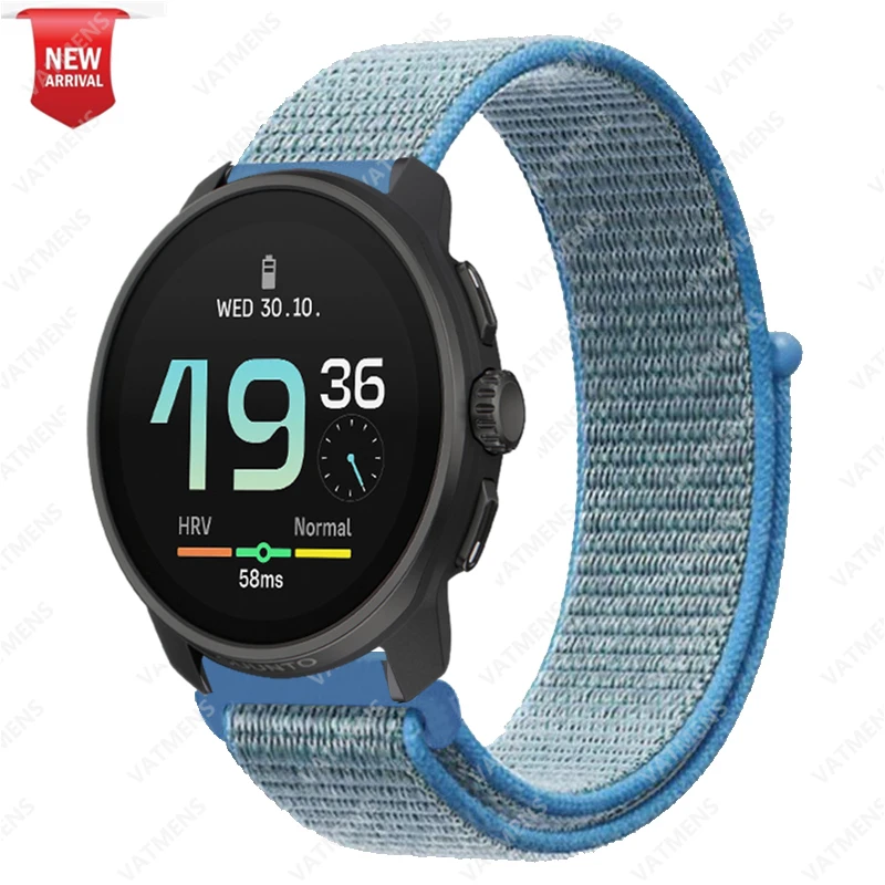 Premium Nylon Sport Loop Smartwatch Strap - Enhanced Comfort Replacement Bracelet