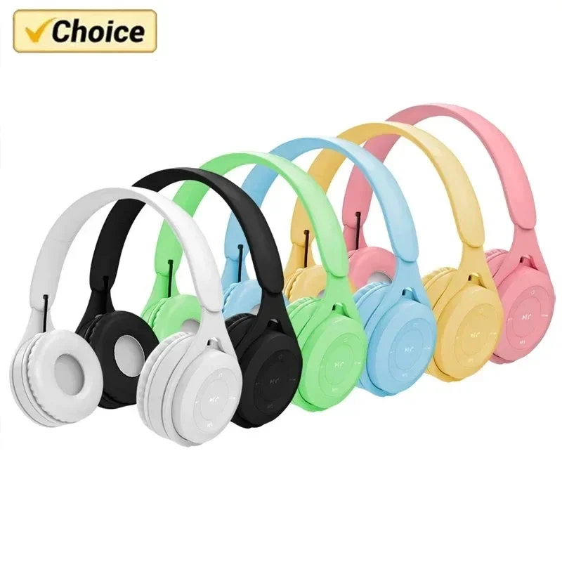 thumbnail image 2 of Auriculares inalámbricos Y08 con Bluetooth, cascos con Cable y reducción de ruido, reproductores Mp3 con Cable, regalos para niños, 2 of 6