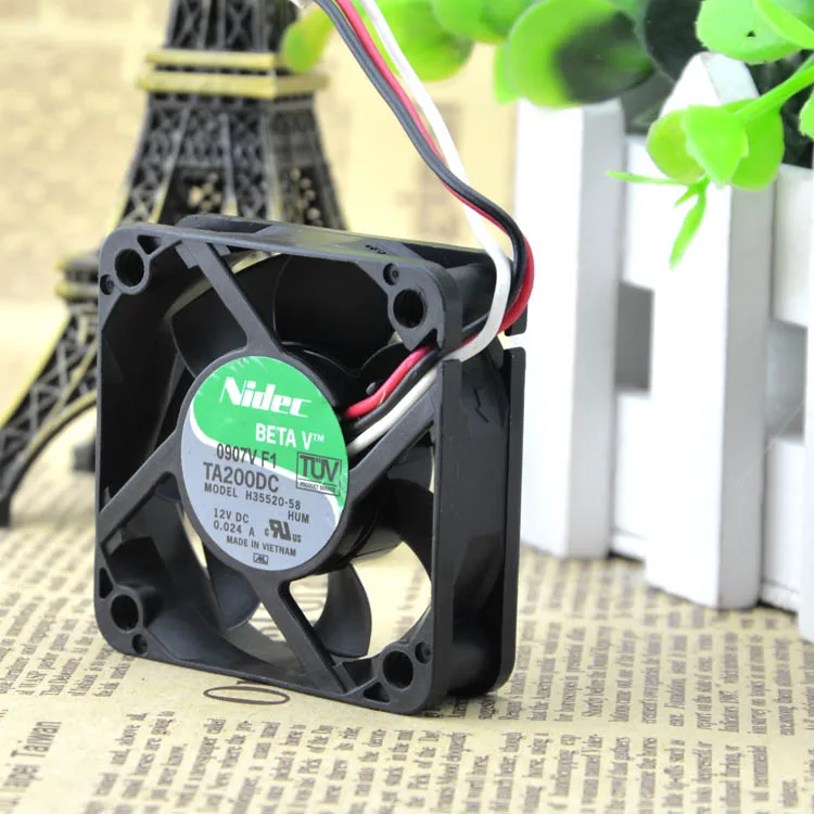 

TA200DC H35520-58 12V 0.024A 5CM 5015 3 провода вентилятор