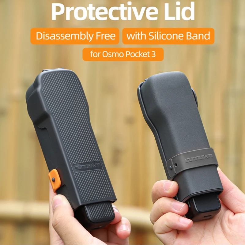 For DJI Osmo Pocket 3 Protective Case Camera Lens Screen Protector Anti-fall Flip Cover Quick Release Case Accessories