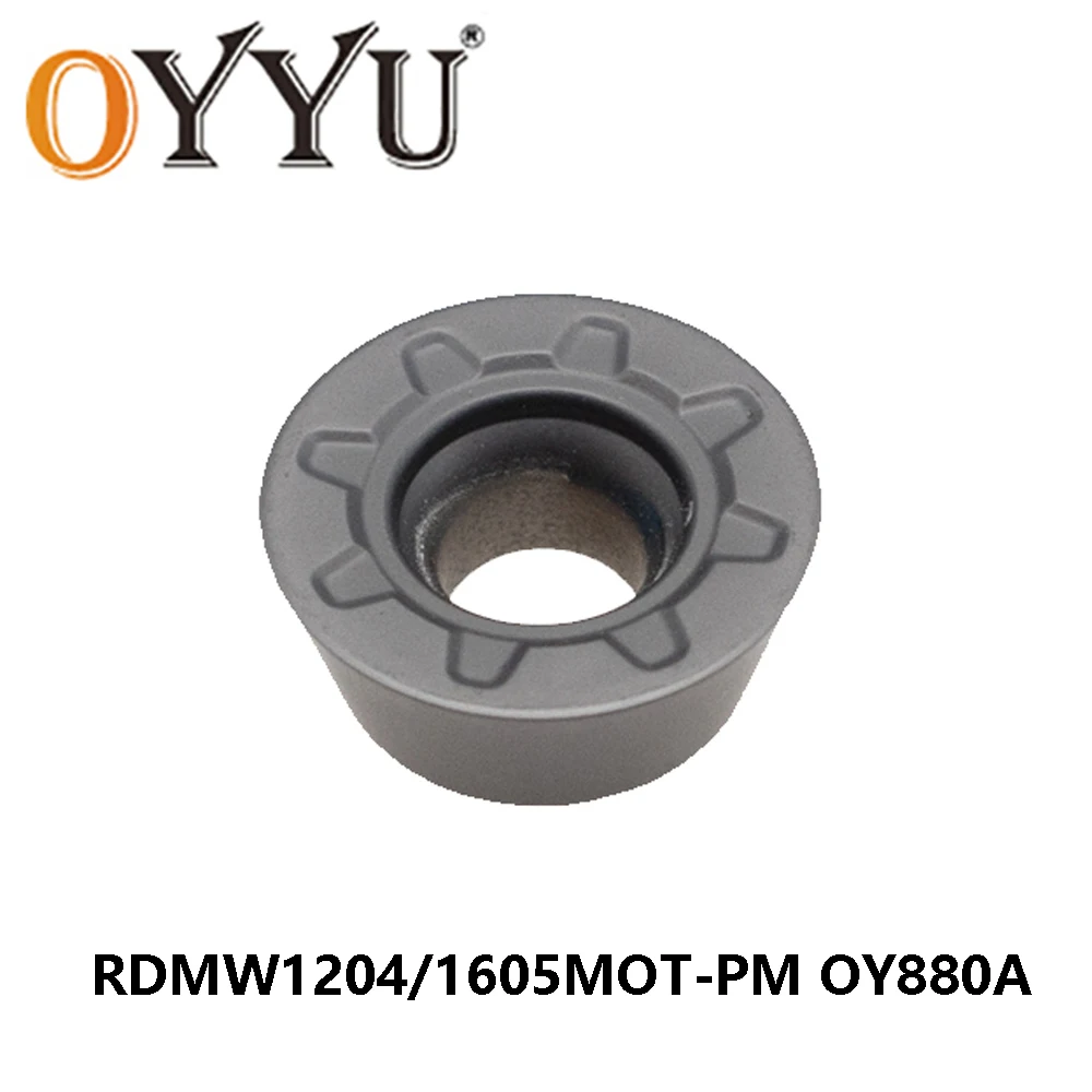 

OYYU RDMW 1204 1605 RDMW1204MOT-PM RDMW1605MOT-PM OY880A Milling Cutter Inserts RDMW1204 RDMW1605 Carbide Insert Turning Tools