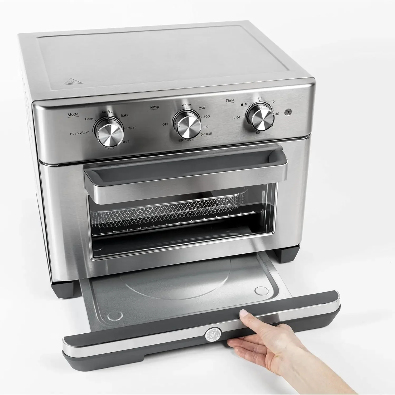 Mechanical Air Fryer Toaster Oven + Accessory Set Convection Toaster with 7 Cook Modes Large Capacity Oven-Fits 12"