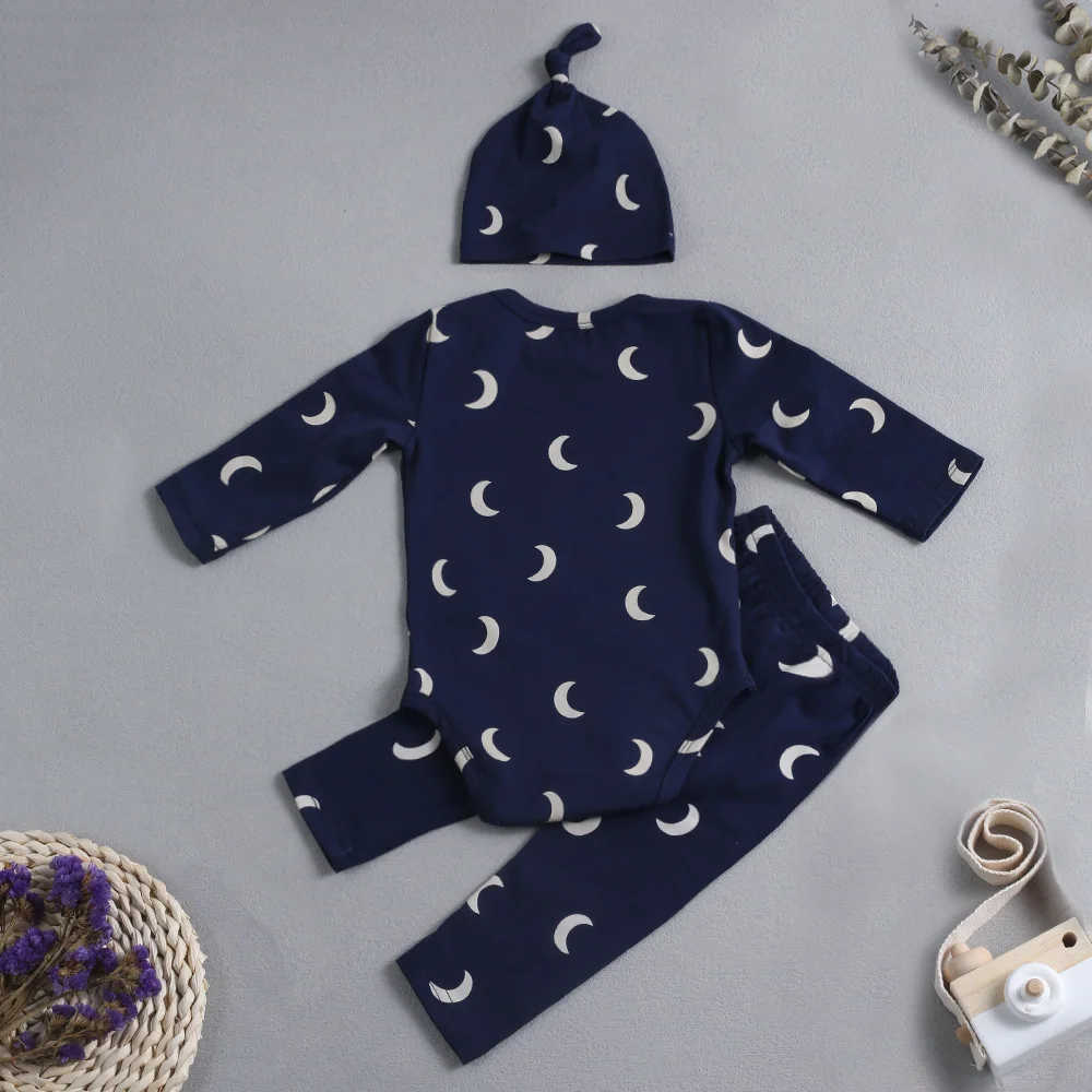 newborn baby clothing set Yg, Brand 2022 Newborn Cotton Short Sleeve Baby Suit Baby Boy Suit Beautiful Baby Girl Tights + Hat Three-piece Clothing small baby clothing set	