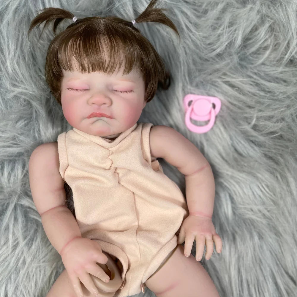 MineeQu 60CM Enorme Tamaño De Bebé Vinilo De Silicona Muñecas Bebé Reborn Set De Regalo Con Toque Suave Cuerpo Ponderado Recién Nacidos Niña Princesa Dolls Parece Real, Forever Yours Sweetheart