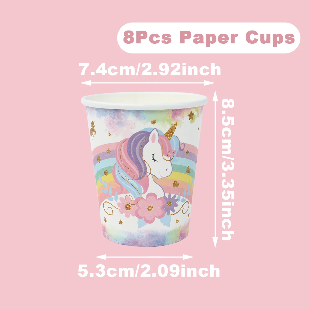 Colorful Unicorn Party Supplies for Kids' Celebrations and Events