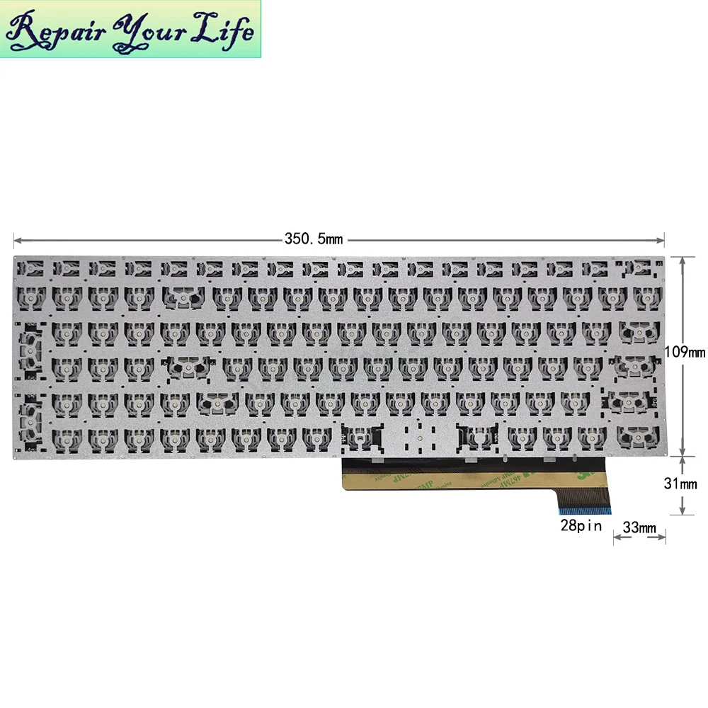 US Spanish Latin Keyboard for GATEWAY ULTRA SLIM GWNR71517