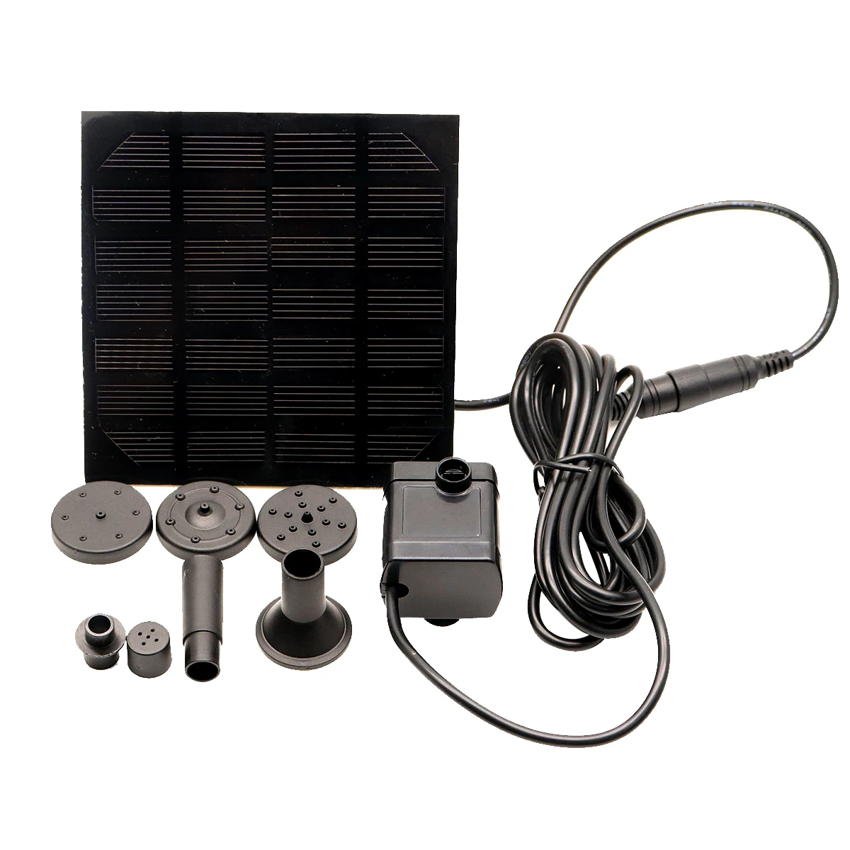 Solar Panel Powered Water Fountain Pool Pond Garden Water Sprinkler Sprayer with Pump & Spray Heads Aquarium fountain