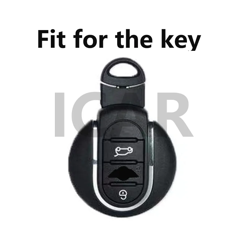 Metallic Gray TPU 4-Button Remote Car Key Case Cover