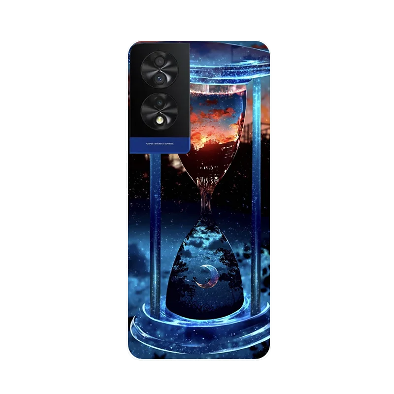 Cartoon Design Soft TPU Silicone Bumper Case, 6.78