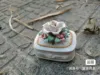 Ceramics Flower Jewelry Storage Box Travel Organizer Jewelry Case Storage Earrings Necklace Ring Jewelry Organizer Display 4