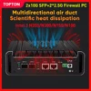 Topton Intel 3 N355 N305 N150 N100 Soft Router 12th Gen Firewall Mini PC 2x10G SFP+ 2xi226-V 2.5G 2xNVMe DDR5 NAS Server Proxmox 1