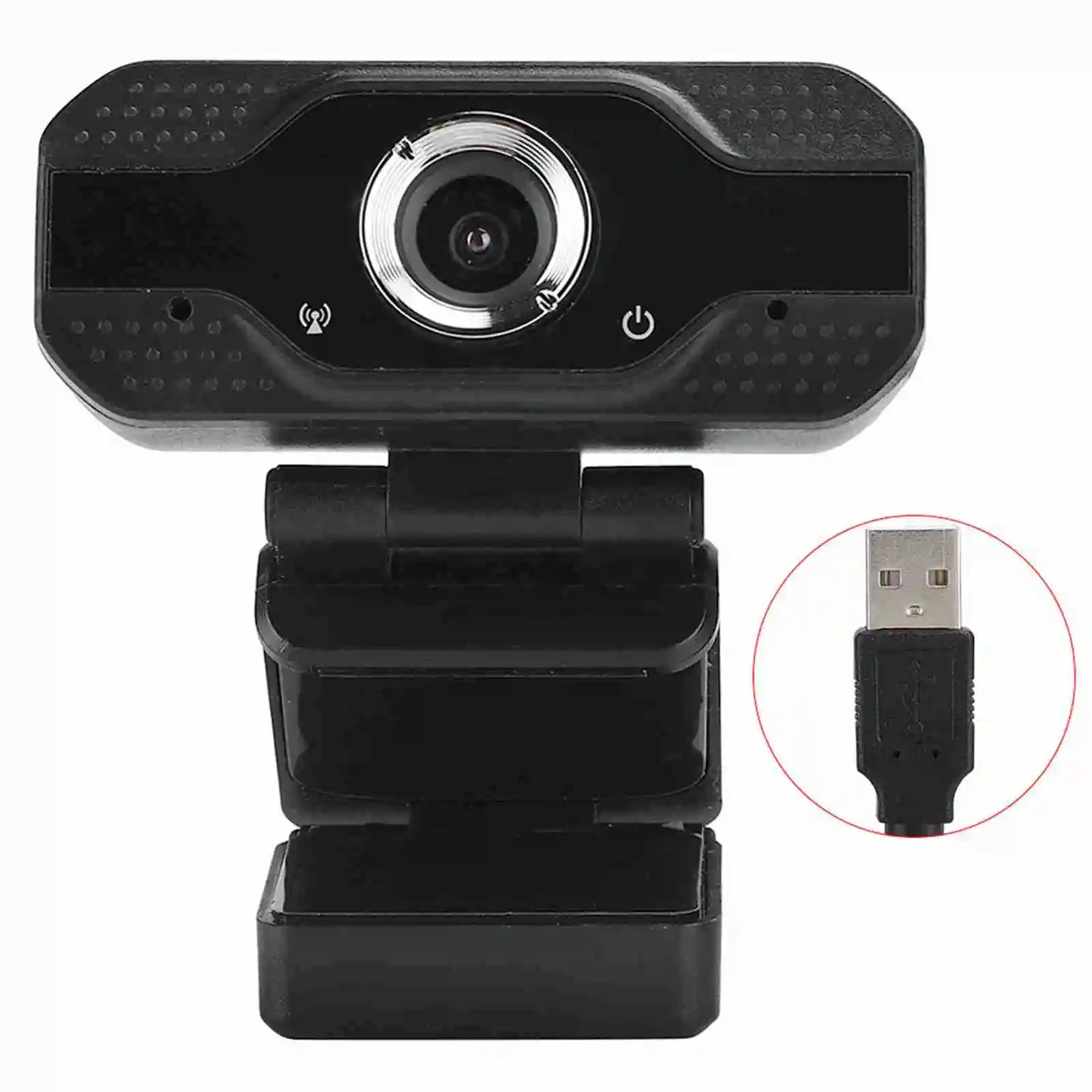 Computer Camera Full HD 1080P 30FPS USB Wired Online Class Webcam