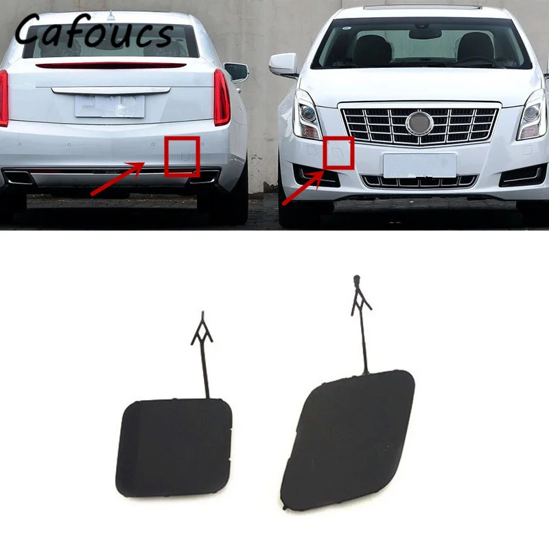 

Cafoucs Front/Rear Bumper Cover Tow Hook Eye Cap Fit For Cadillac XTS 2013-2017