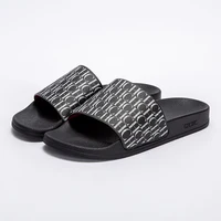 Fashionable Classic Simplicity Women's New 2024 Slippers PVC Material Letter Printing Outdoor Casual Flat Bottom Slippers - Image 3
