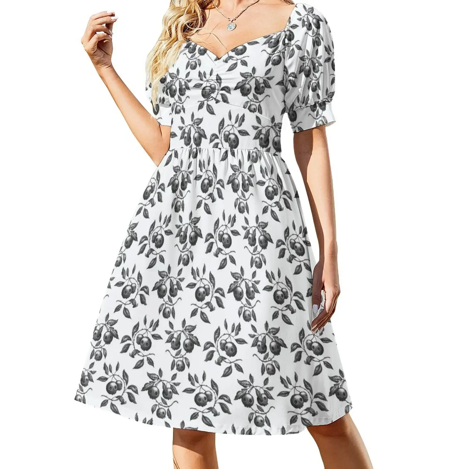 thumbnail image 1 of Vestido de manga corta ropa de verano de mujer Vestido de verano de mujer Falda de verano Falda de mujer, 1 of 8