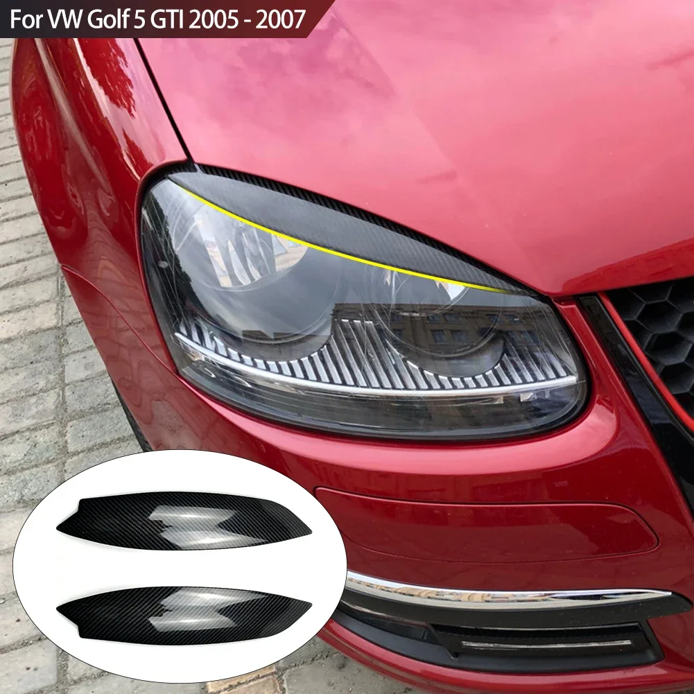 

Хромированные фары для Volkswagen, накладки на веки для бровей, накладки, внешние аксессуары, 1 пара для VW GOLF 5 MK5 GTI R 2005 2006 2007