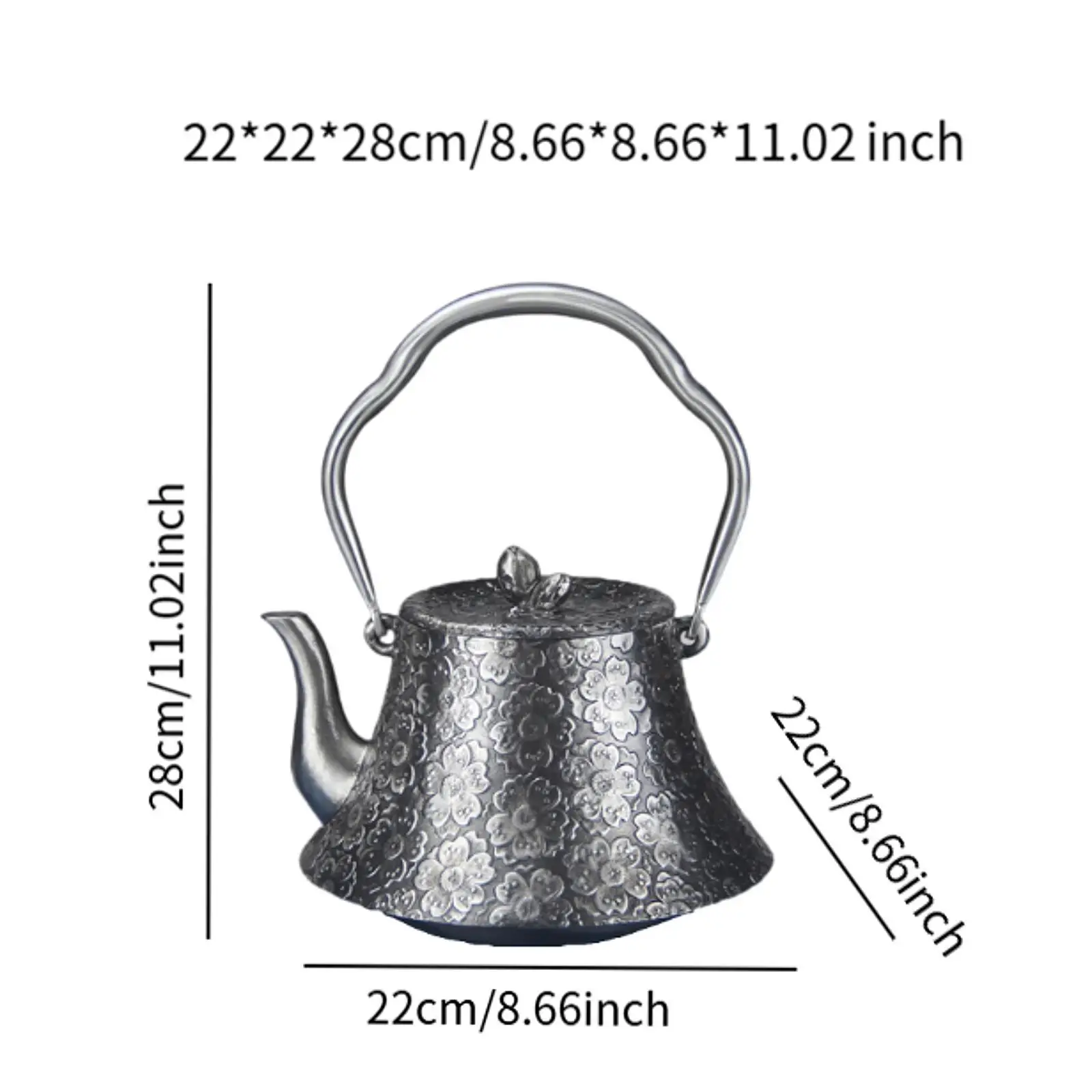 Iron Tea Kettle Boiling Hot Water Kettle Men Gift 1300ml Ergonomic Handle Tea Iron Tea Kettle Boiling Hot Water Kettle Men Gift 1300ml Ergonomic Handle Tea