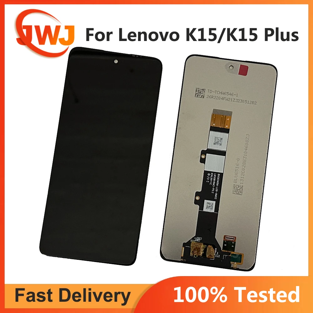Tested For Lenovo K15 Plus LCD Display Touch Screen Panel Digitizer Assembly For Lenovo K15Plus Screen Lenovo k15 LCD Sensor