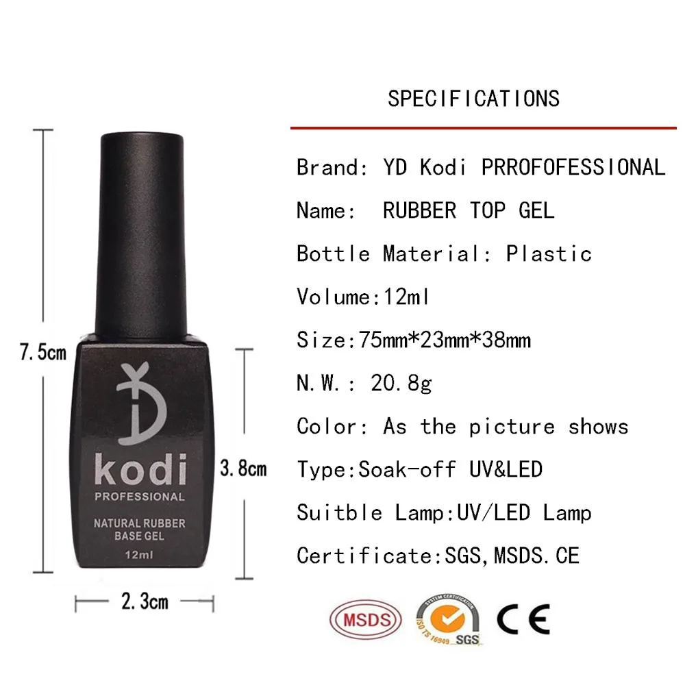 YD KODI PROFESSIONAL Nude Color Jelly UV Gel Natural Rubber Base Nail Polish 03 Semi Permanent Nail Art LOff Nails Gels Varnish 4